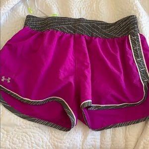 UA running shorts